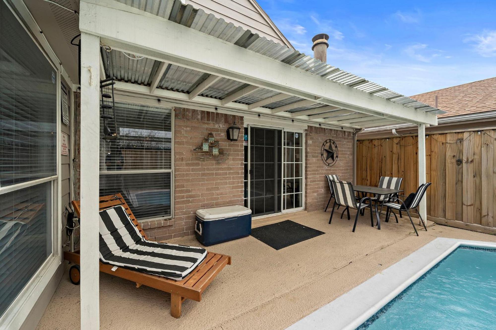 Houston Pool Getaway Games Parking Wifi Pet Villa Bagian luar foto